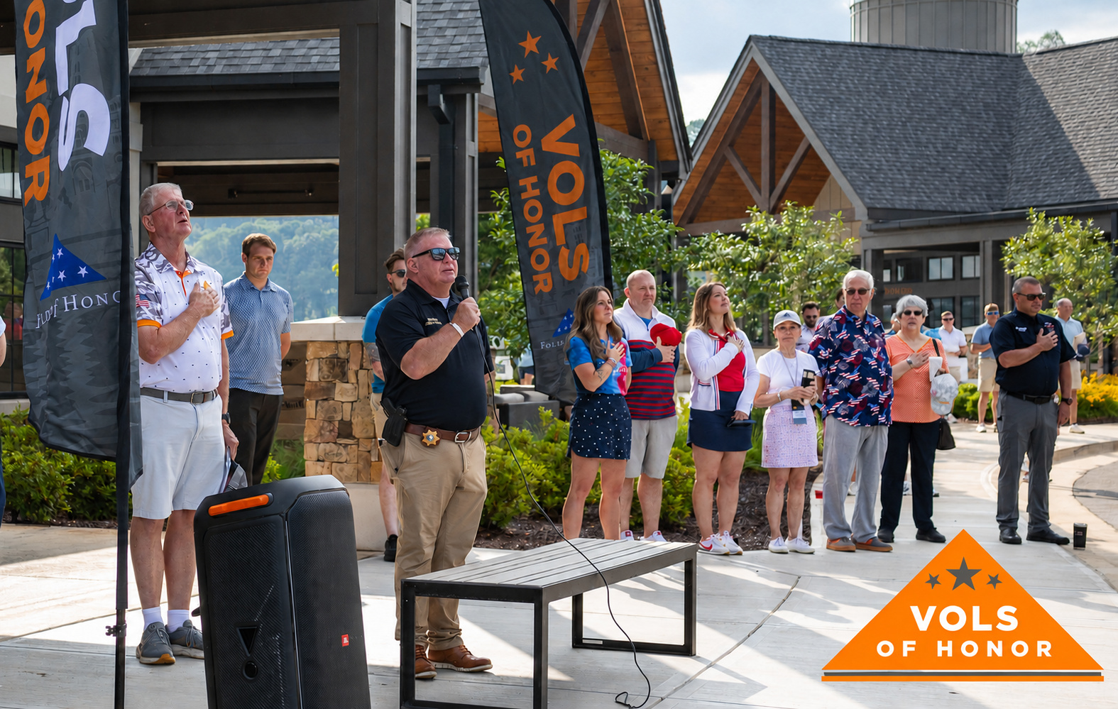 Vols of Honor supporters and first responders gather at a program event
